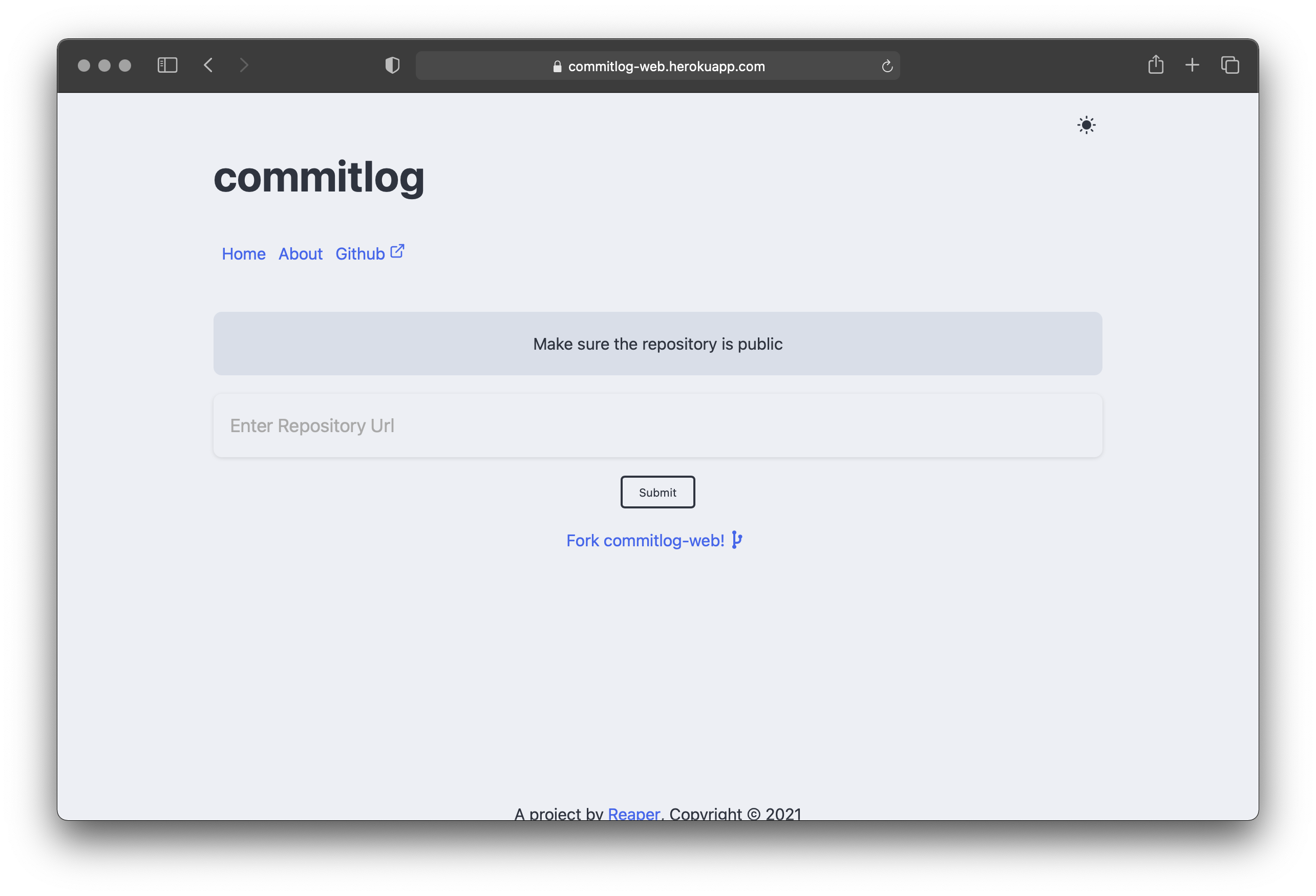 commitlog - Web gallery image