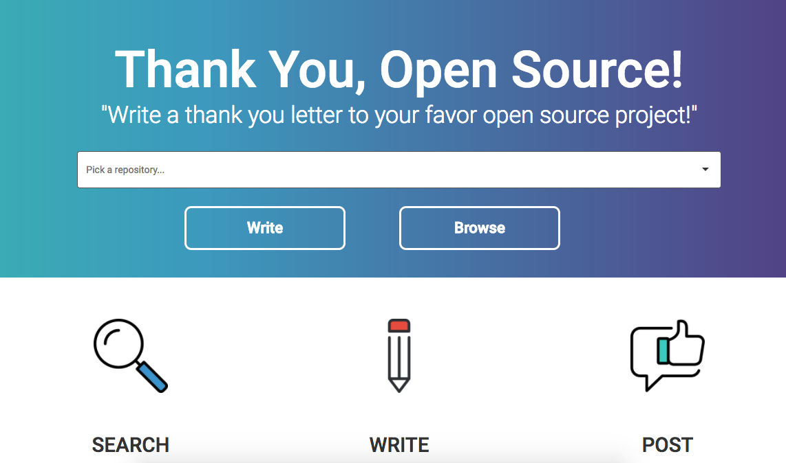 Thank You, Open Source gallery image