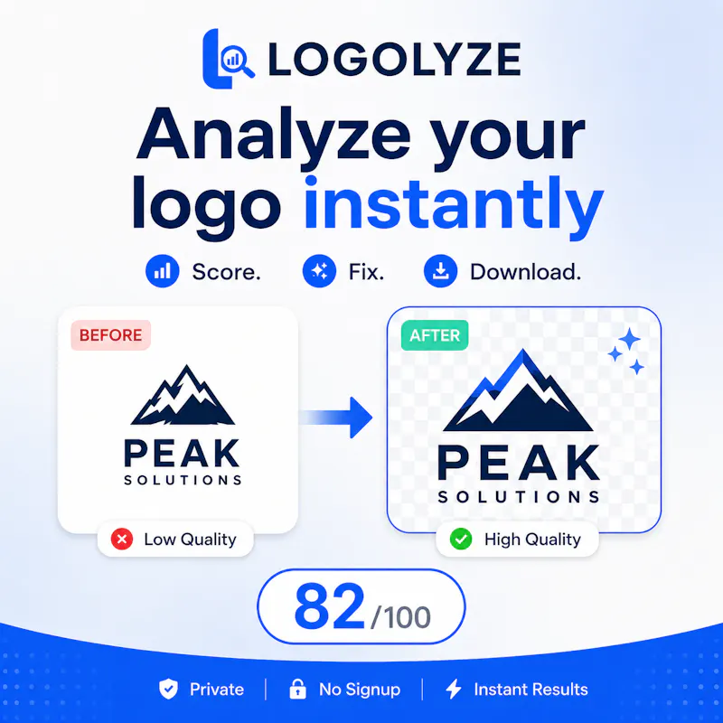Logolyze — Analyze and improve your logo screenshot 1