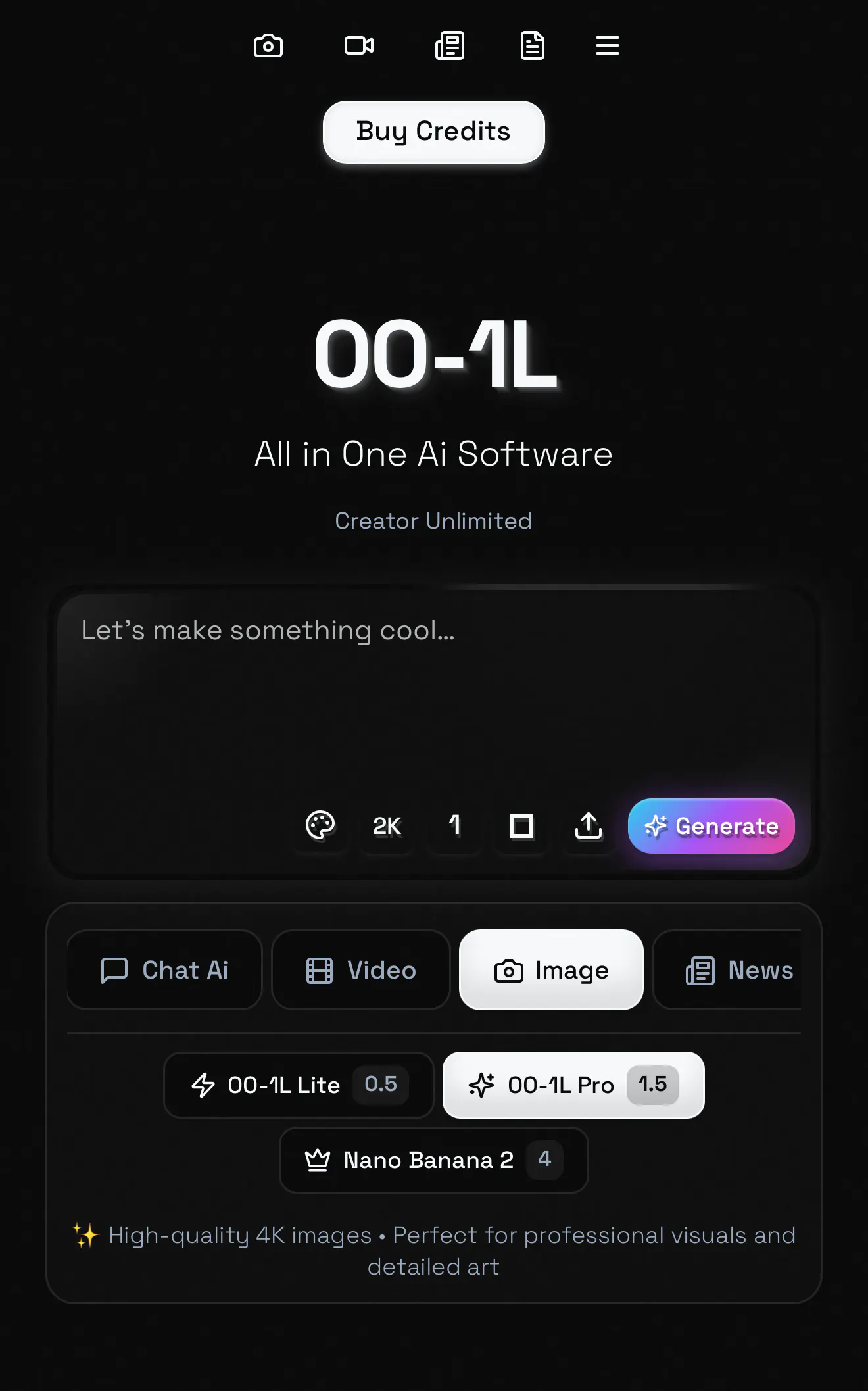 00-1L のプロダクトバナー