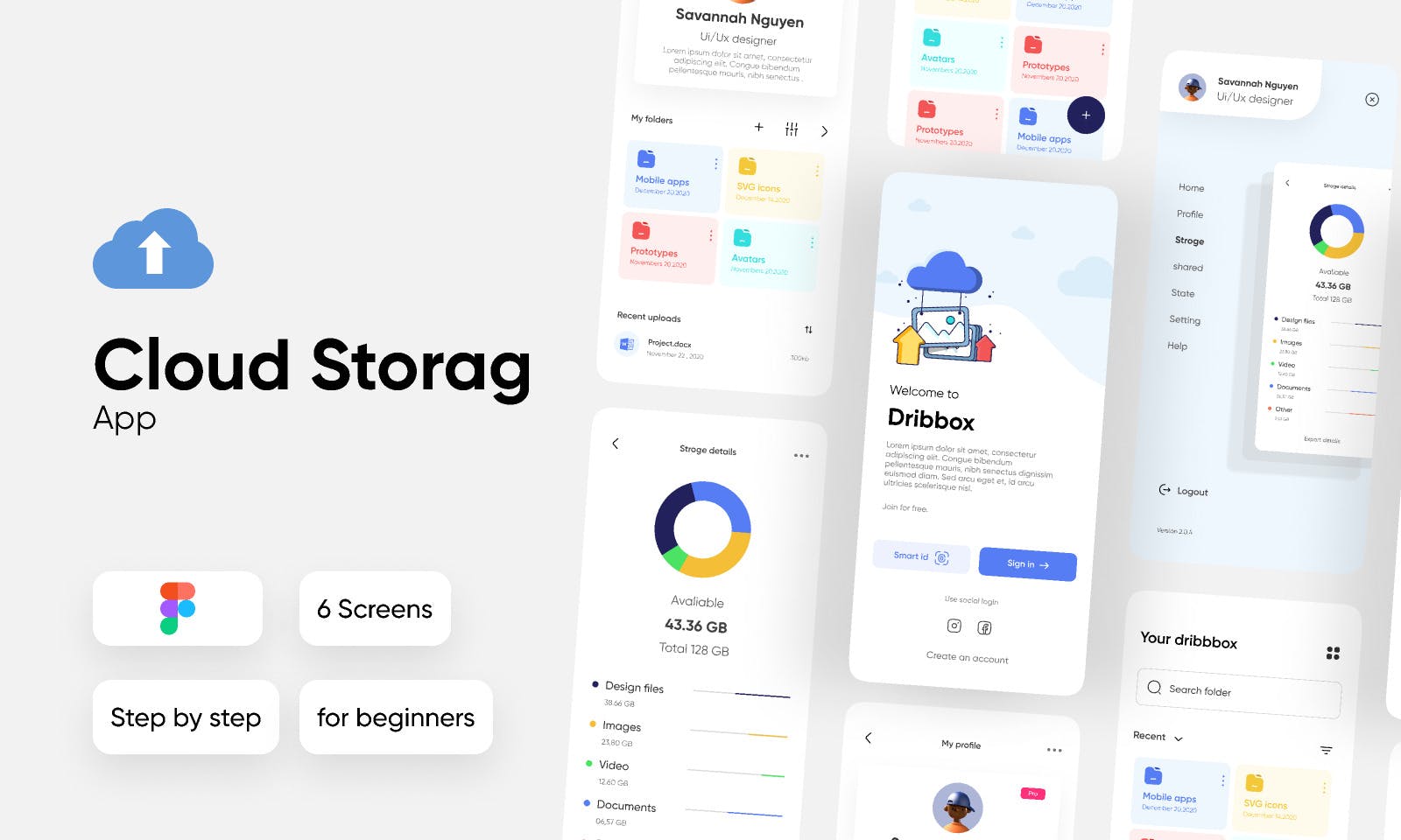Figma cloud storage app