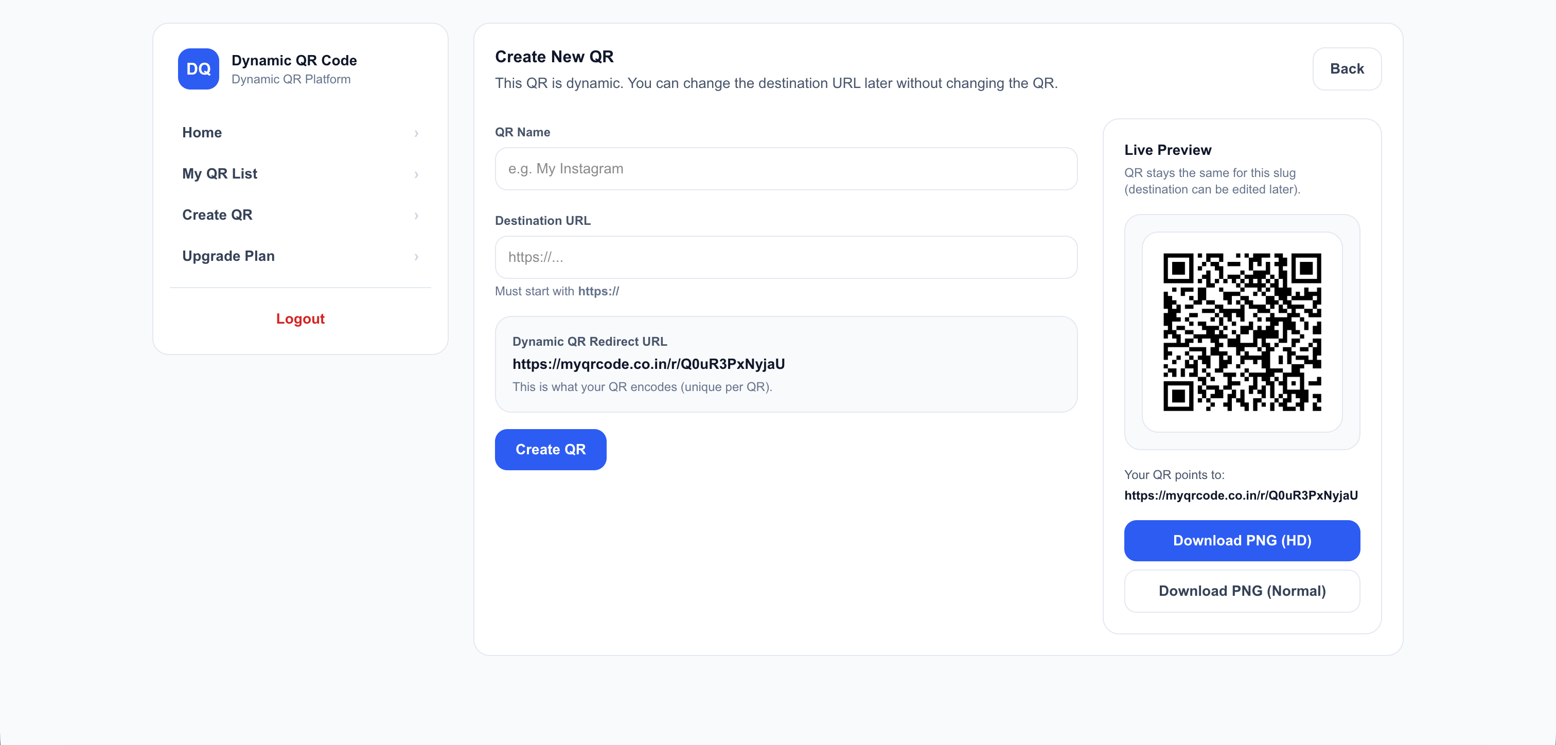 DynamicQR — Editable & Trackable QR Code - Screenshot 3 showing product features and functionality
