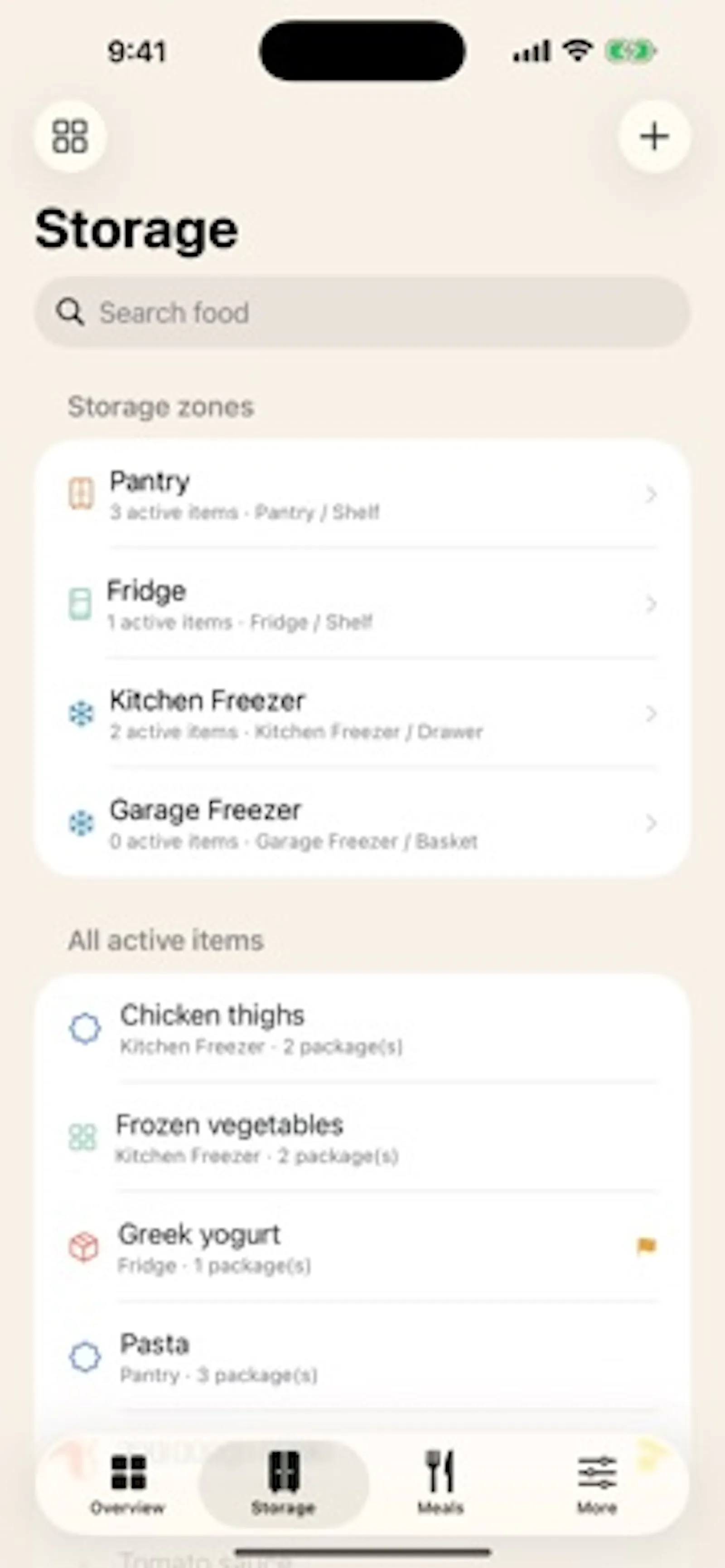 PantryGrid: Home Food Map screenshot 2