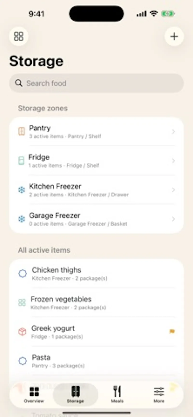 PantryGrid: Home Food Map screenshot 2