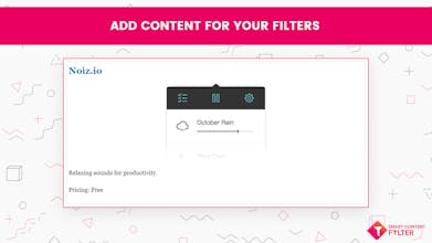 Smart Content Filter gallery image