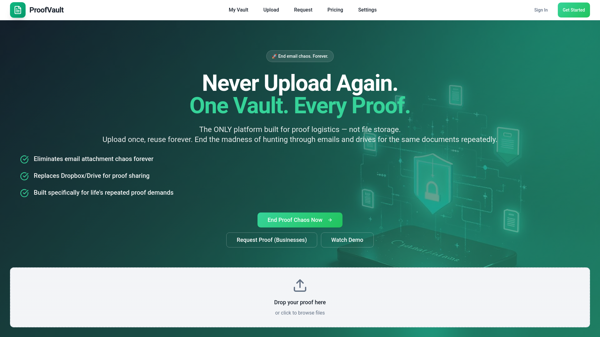 Precesvault - Precesvault - кошелек для доказательств жизни .. Повторный навсегда медиа 1