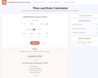 Time and Date Calculator media 2