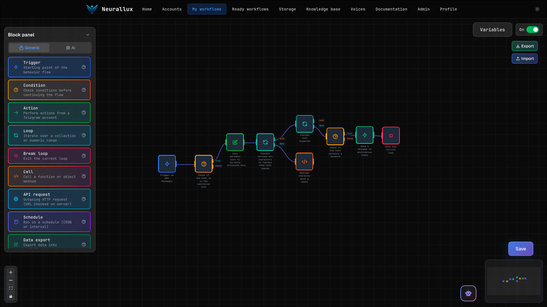Neurallux — Telegram Account Automation gallery image