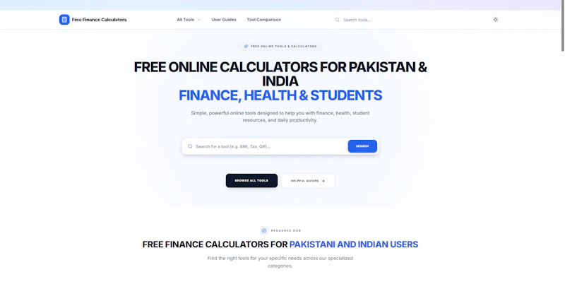 Free Finance Calculators screenshot 1