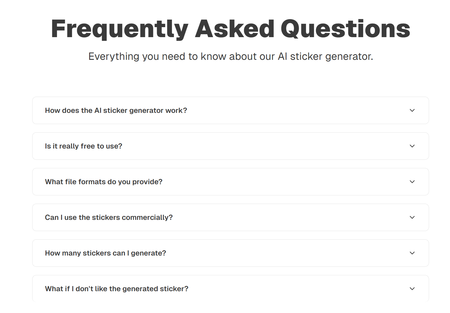 ai sticker generator gallery image