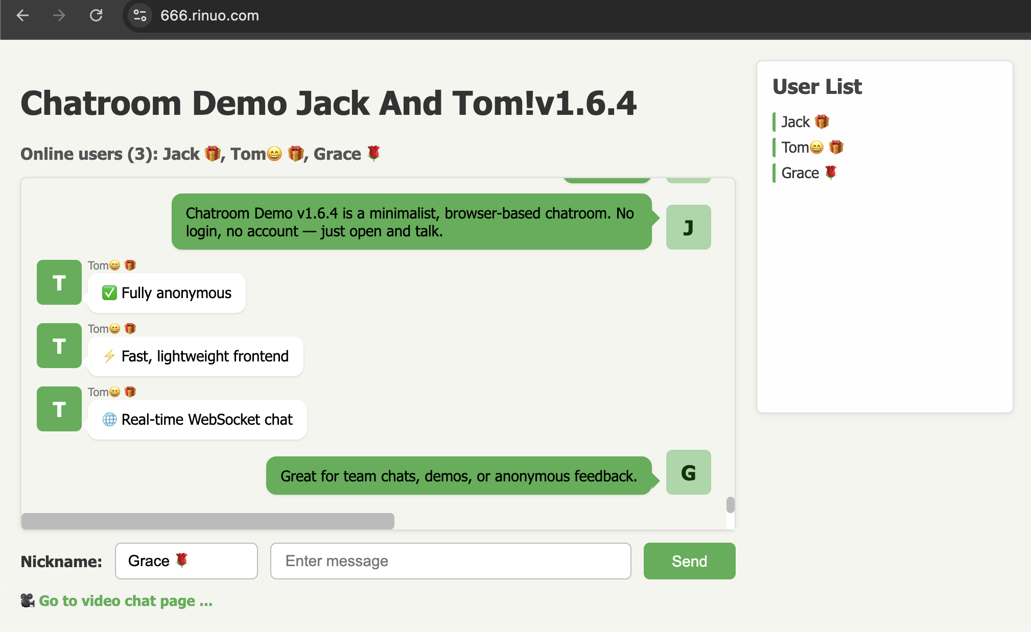 DEMO ห้องแชท v1.6.4 media 3