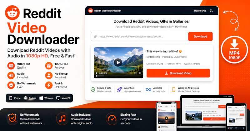 Reddit Video Downloader screenshot 1