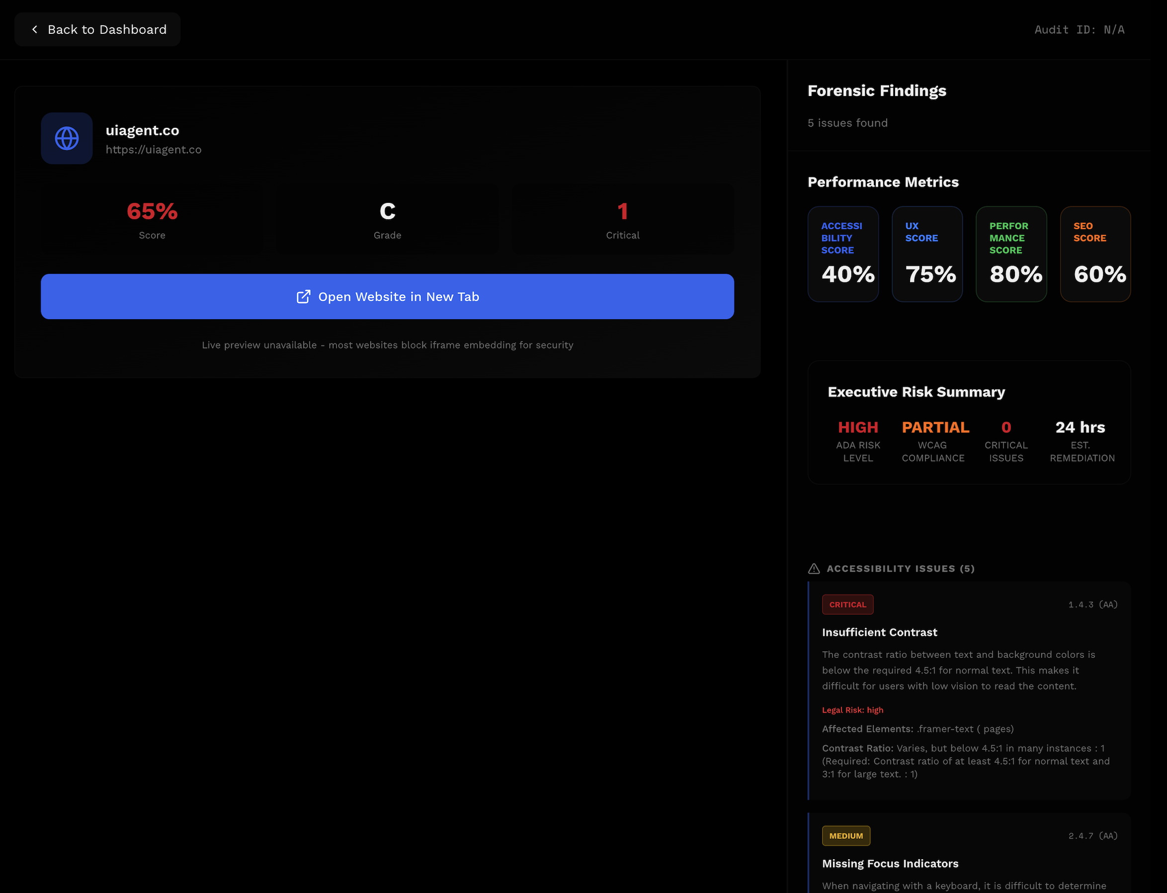 Addvaudit - Main product screenshot demonstrating key features and user interface