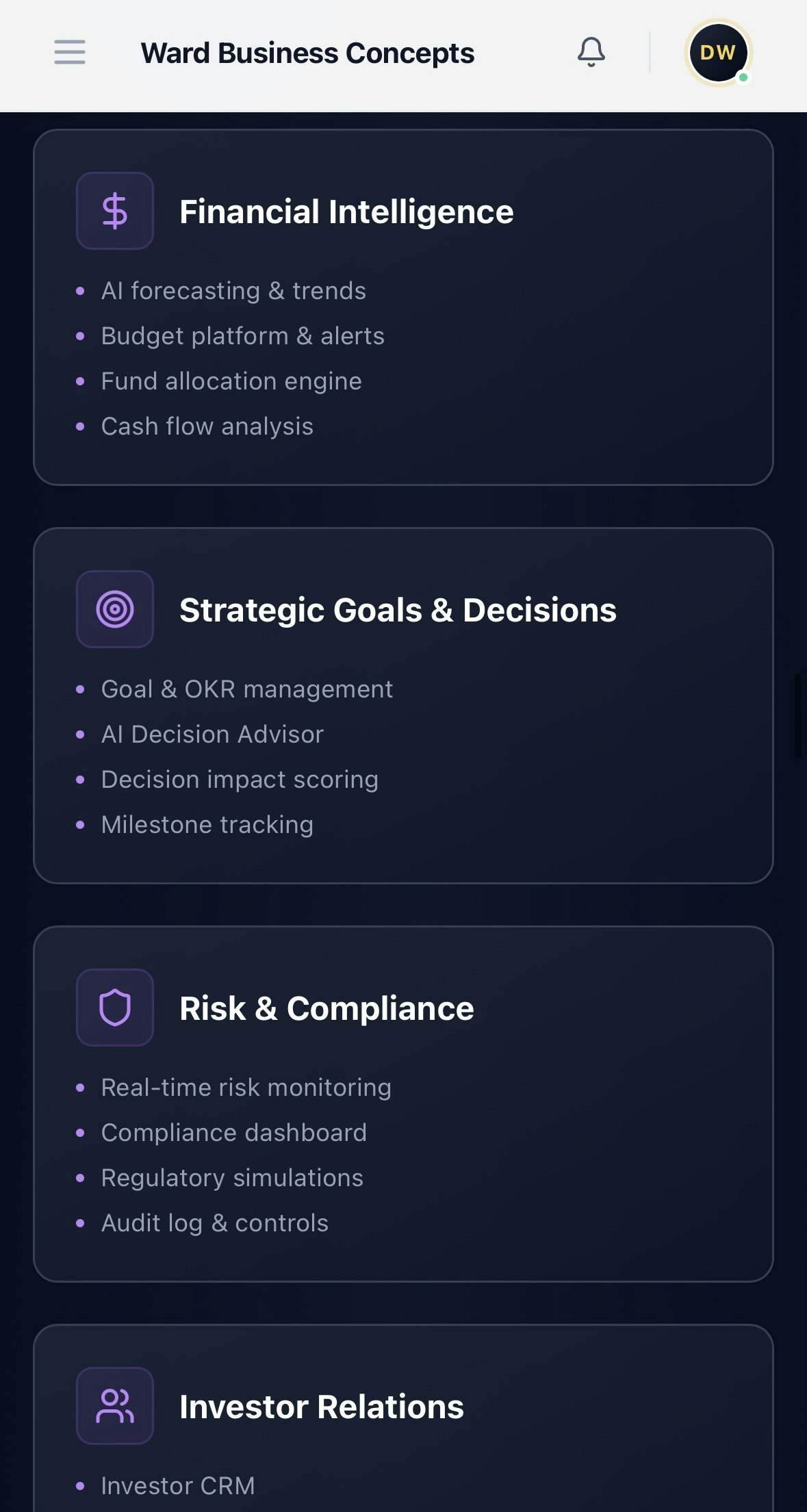 Ward Strategic Advisor (WSA) gallery image