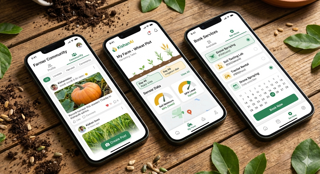 KisanAI - Screenshot 3 showing product features and functionality