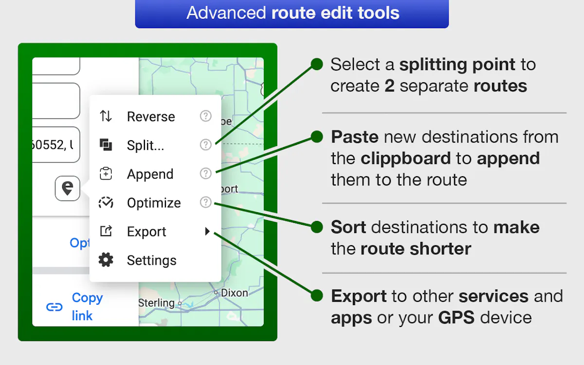 Google Maps Extended Routes