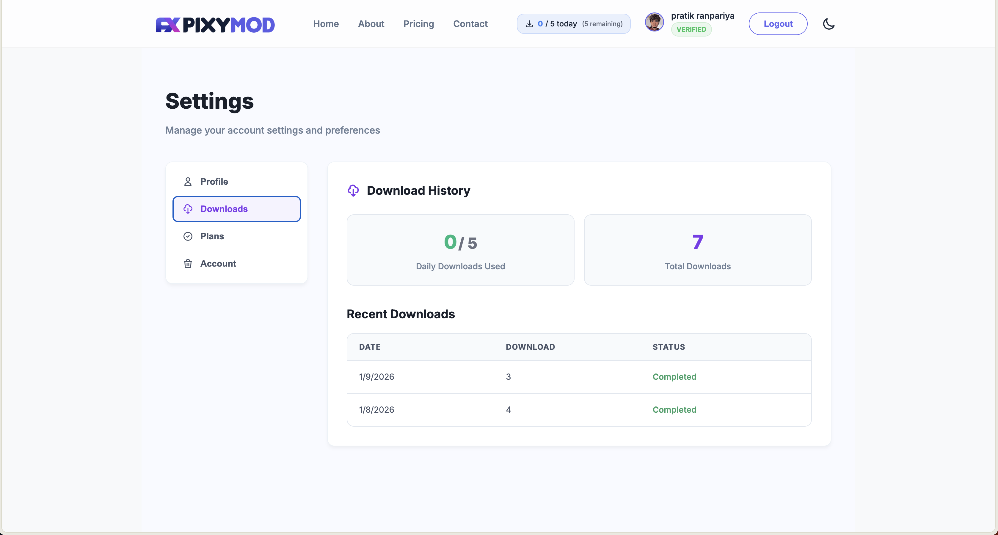 Pixymod - Screenshot 4 showing product features and functionality
