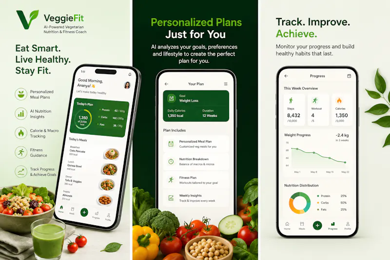 VeggieFit: AI Nutrition Coach screenshot 1