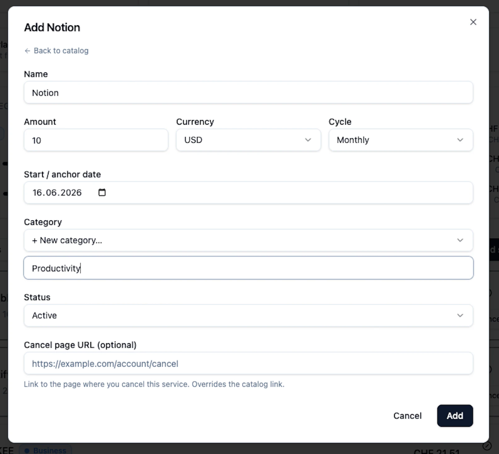 SubscriptionKeeper  screenshot 9