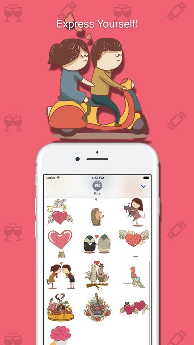Happy Valentines Stickers gallery image