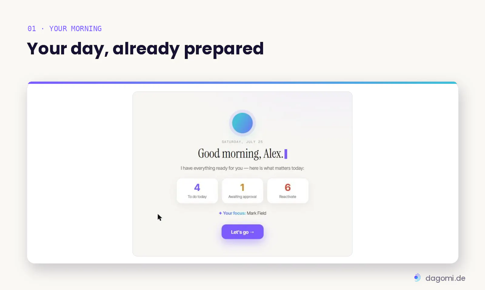 Dagomi screenshot 1