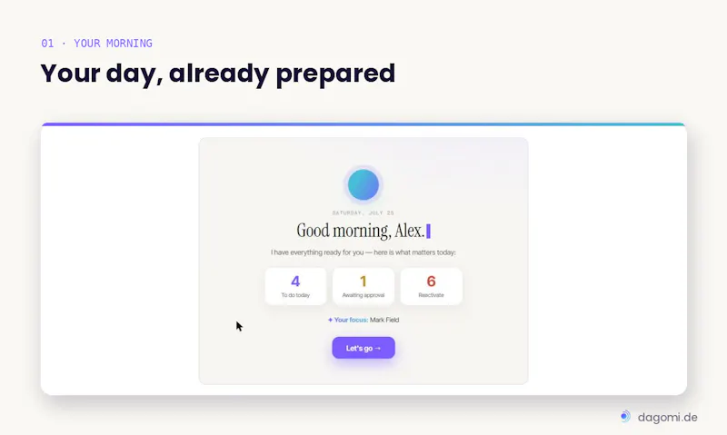 Dagomi screenshot 1