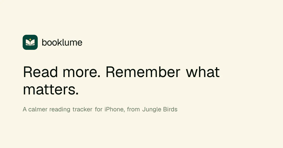 Booklume by Jungle Birds gallery image