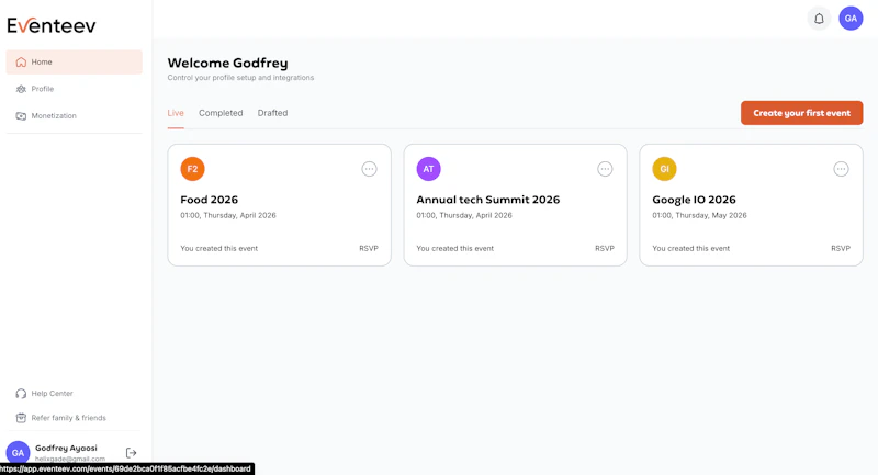 Eventeev screenshot 5