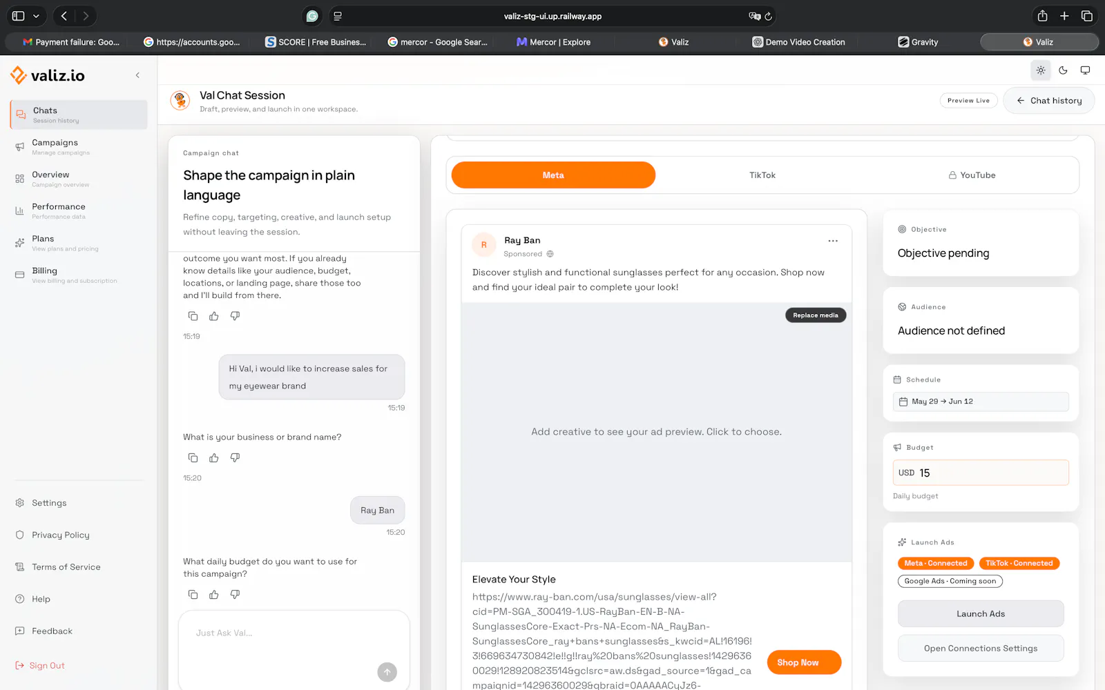 Valiz.io screenshot 1