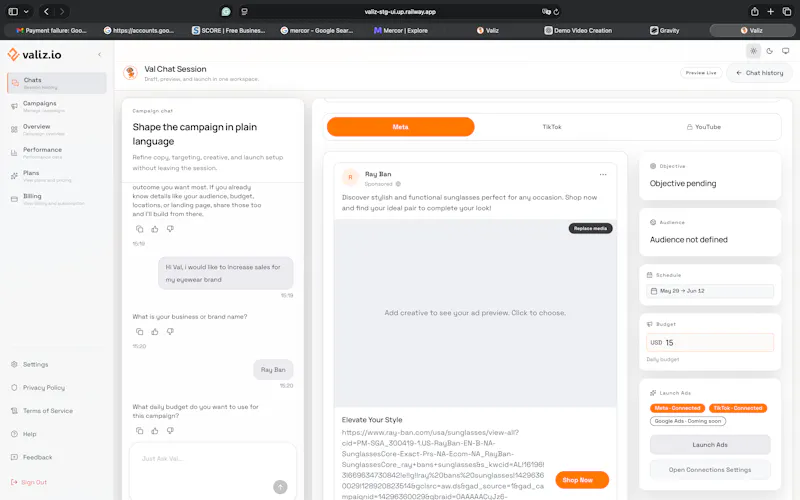 Valiz.io screenshot 1