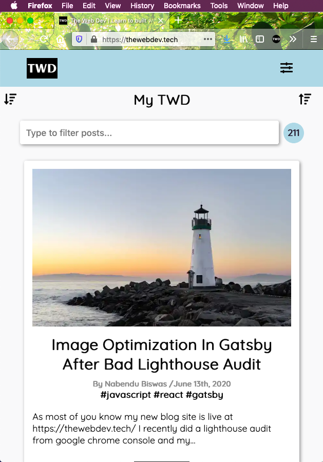 The Web Dev gallery image