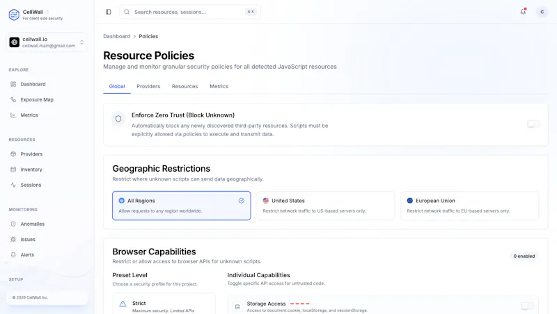 SiteWall - by CellWall screenshot 2