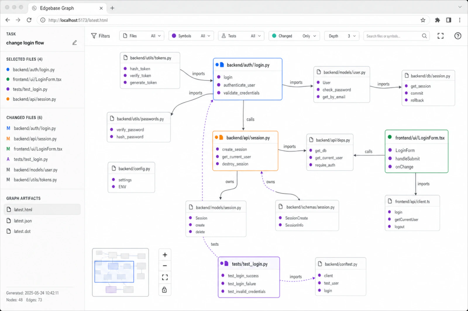 Edgebase screenshot 1
