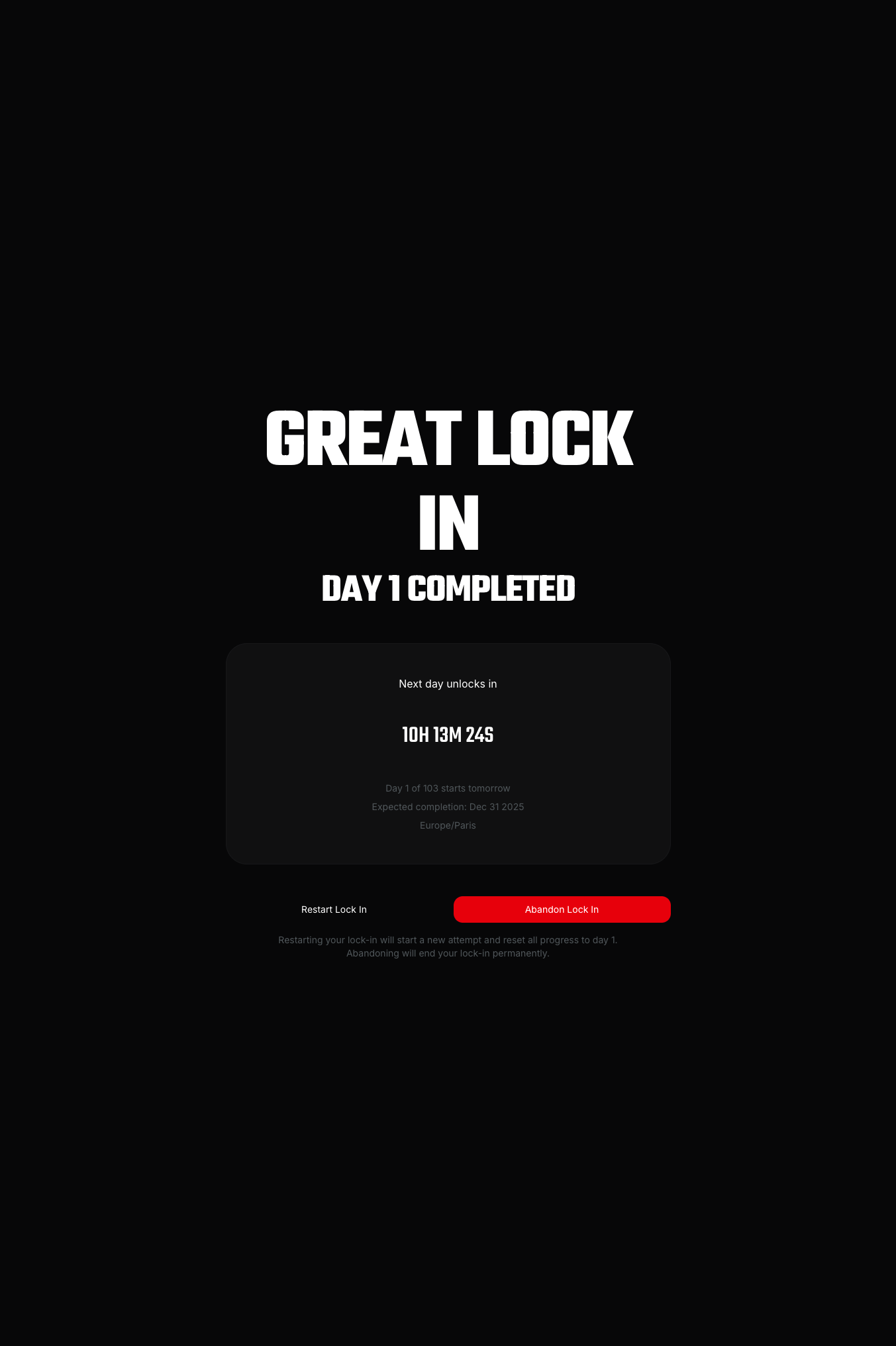 Lock In - Screenshot 3 preview