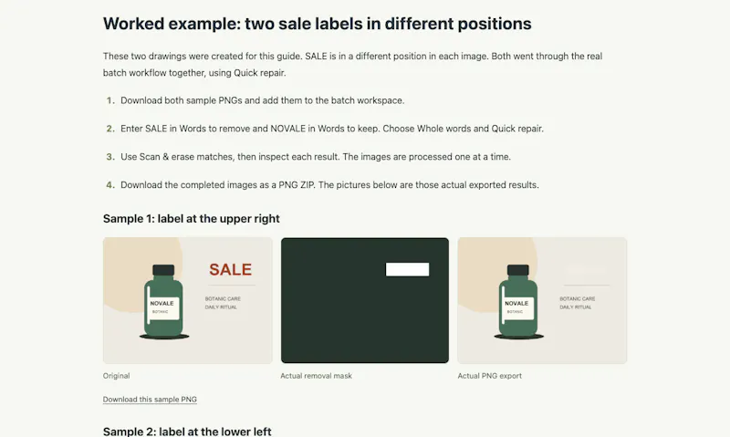 TextWiper screenshot 4