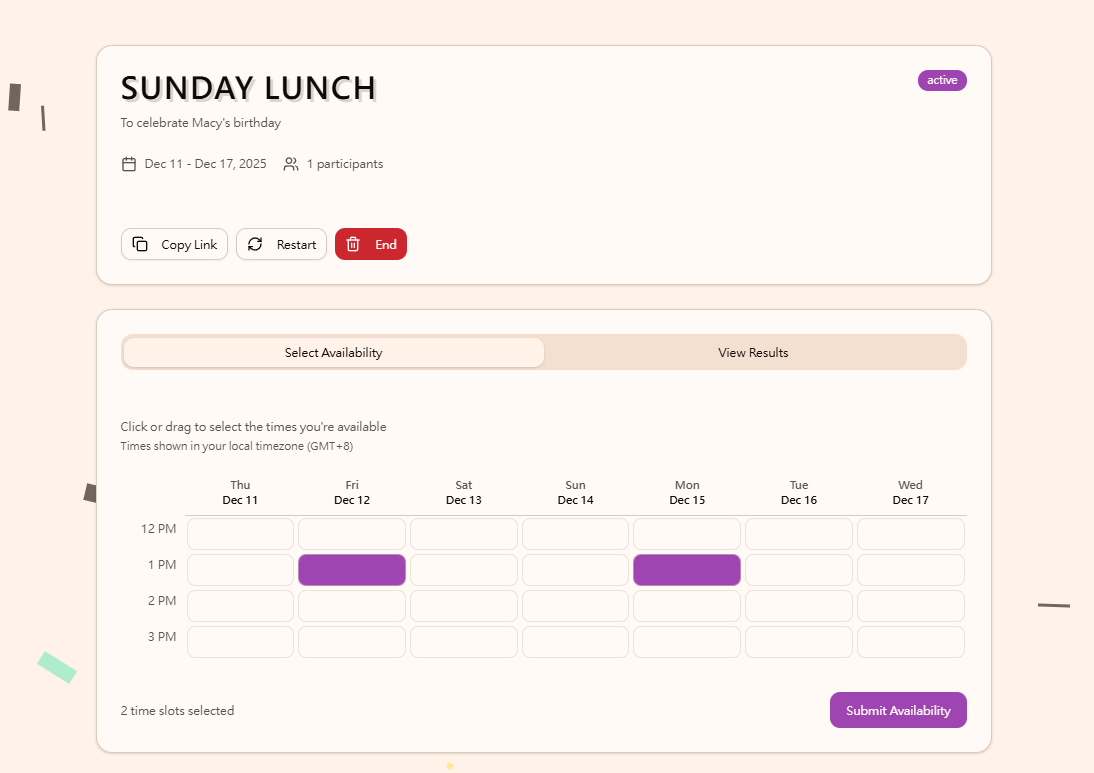 Pick n Meet - privacy-first meetup tool gallery image