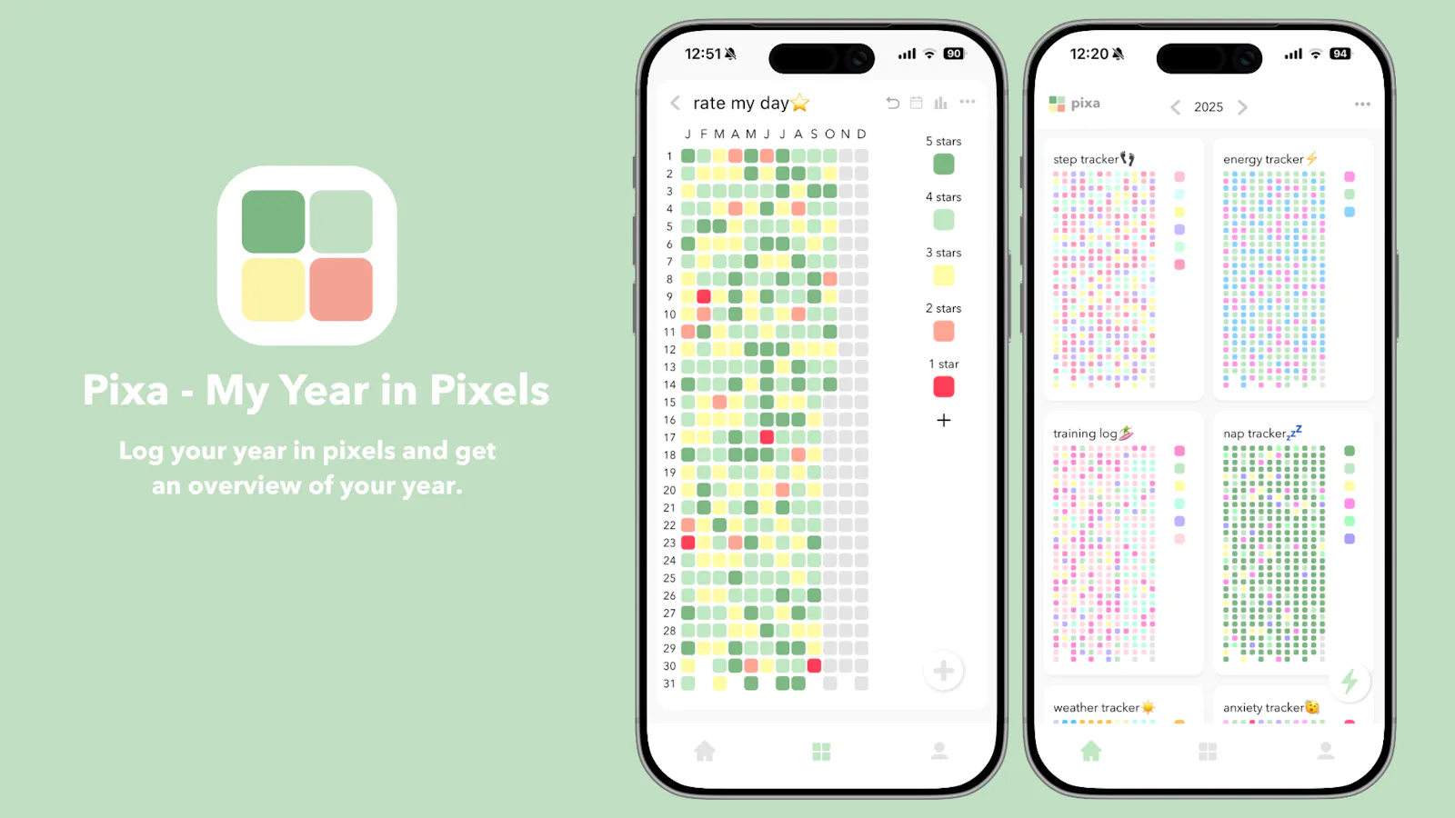 Pixa - My Year in Pixels screenshot 2