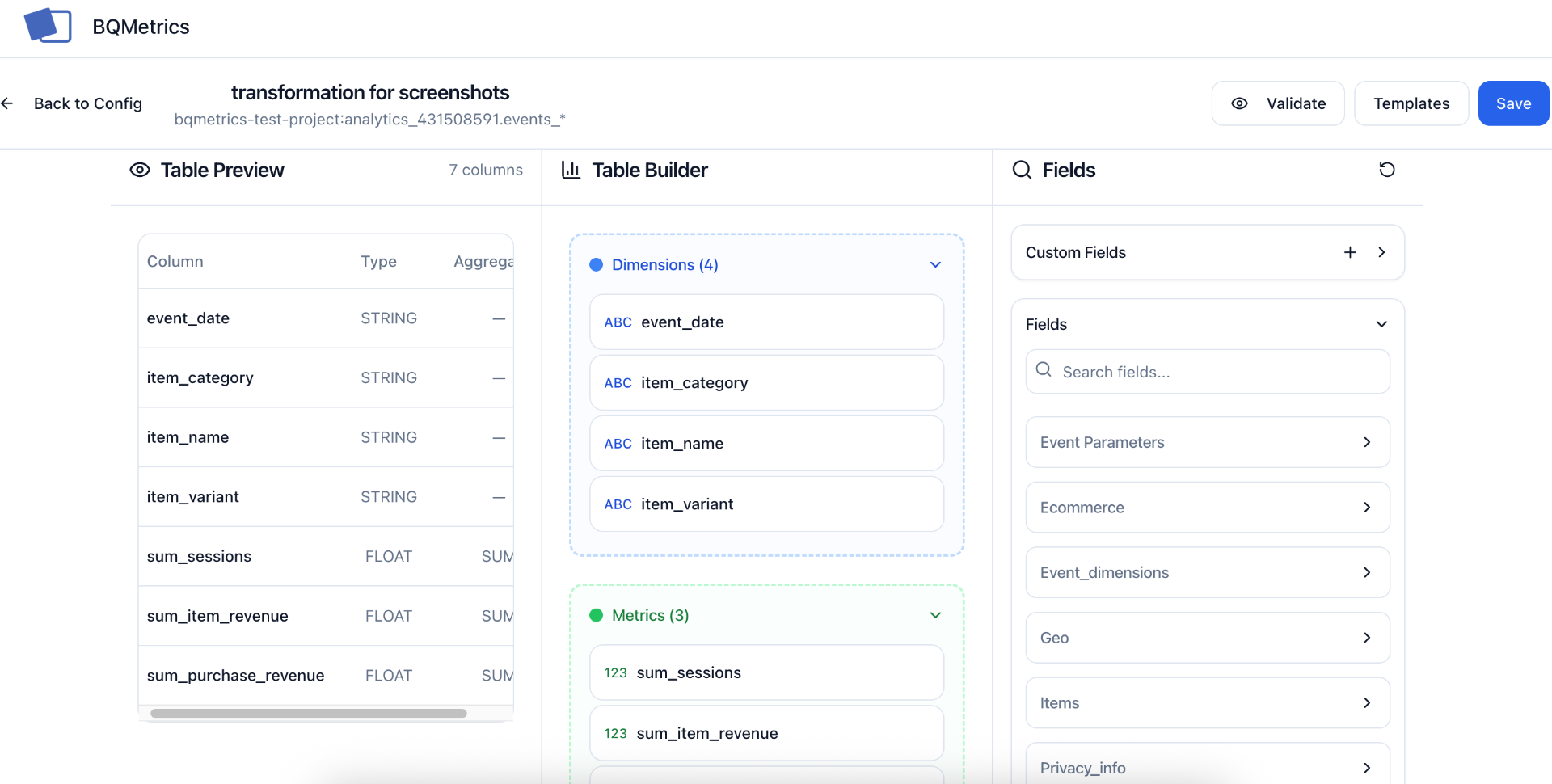 BQMetrics  gallery image