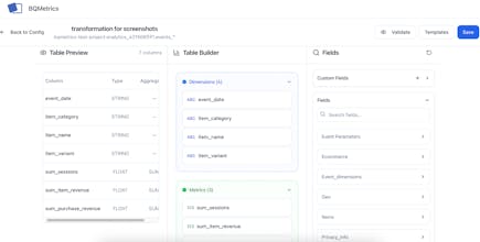 BQMetrics gallery image