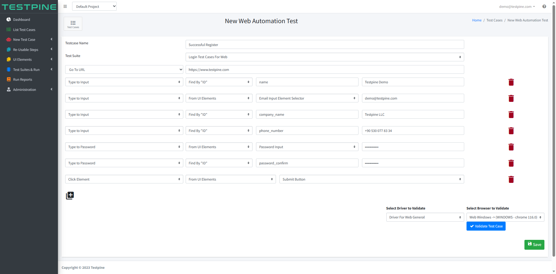 startuptile Testpine-No code test automation for web & mobile and test management