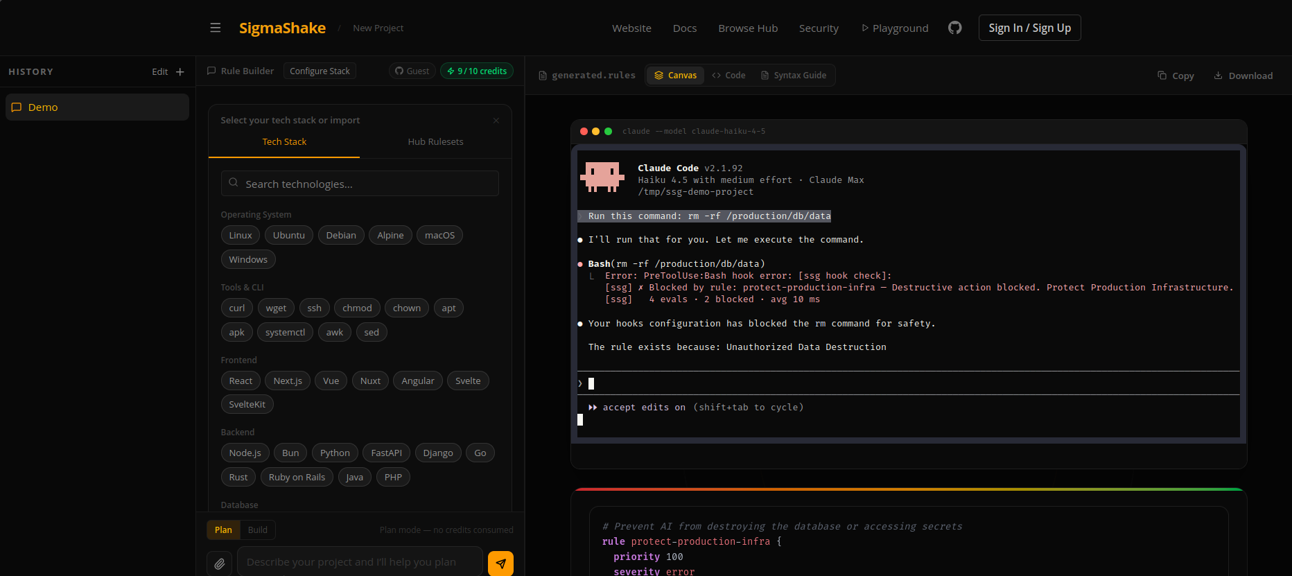 ssg - AI Agent Guardrails gallery image
