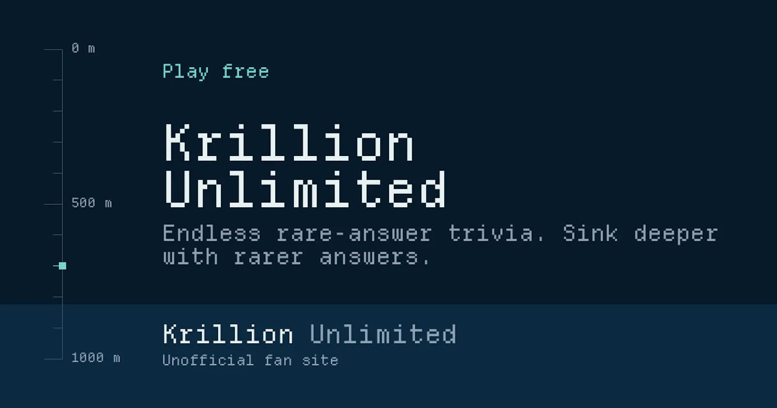 Krillion Unlimited screenshot 1