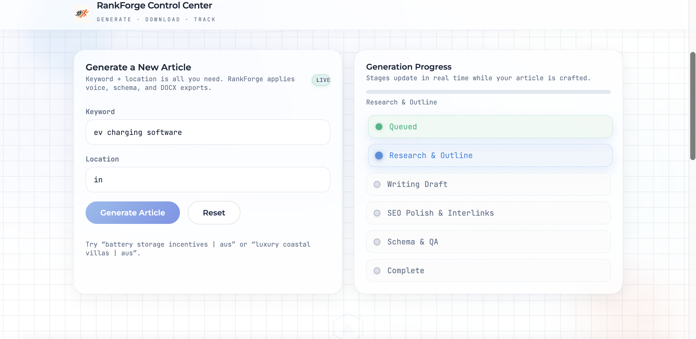 Rankforge AI gallery image