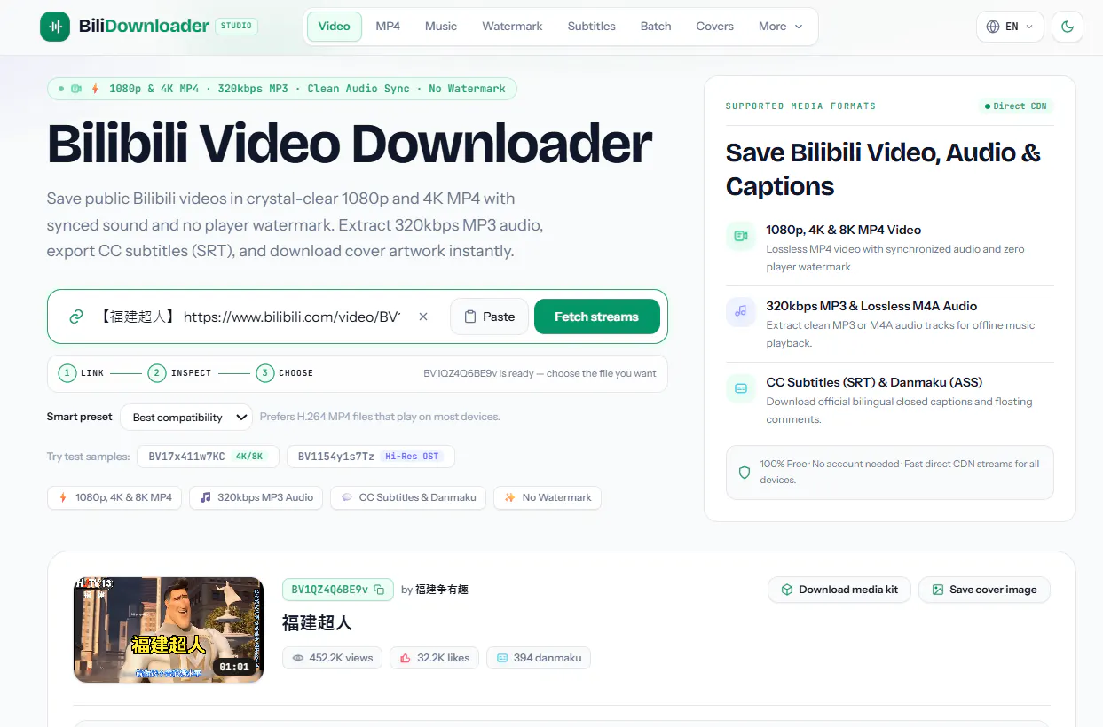 Bilibili Video Downloader gallery image