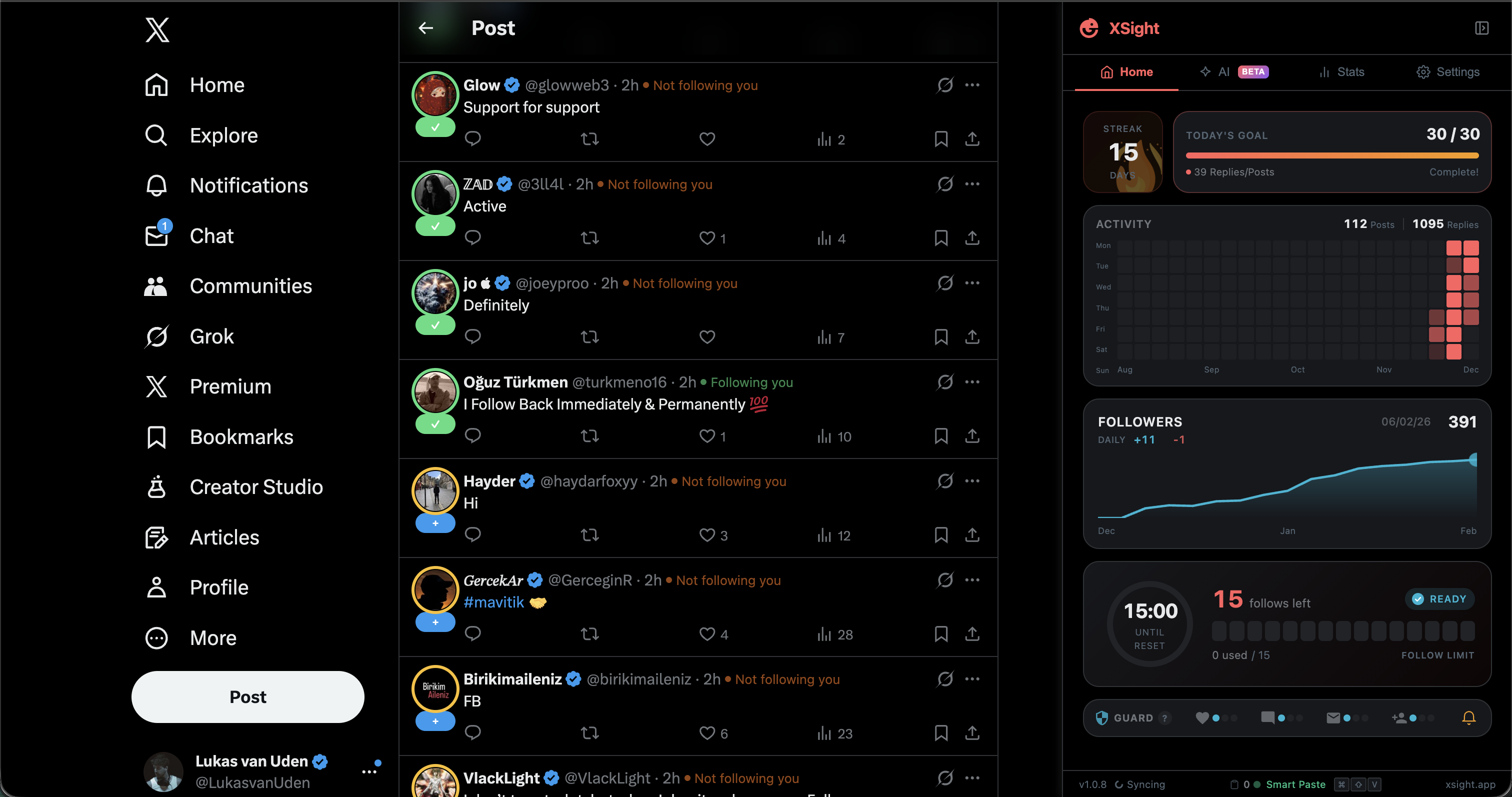 XSight - 𝕏 Growth Tool gallery image