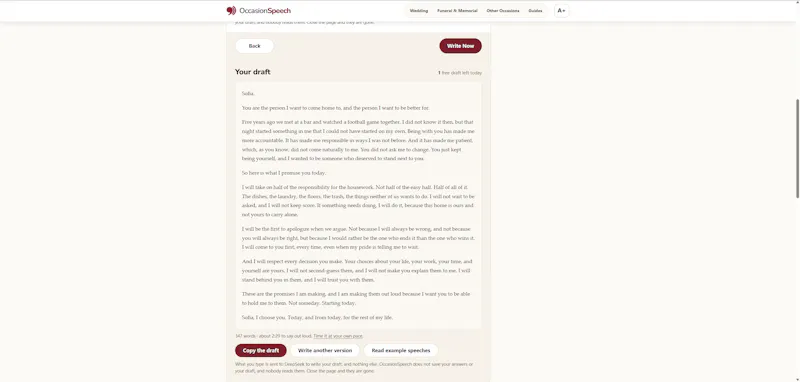 OccasionSpeech screenshot 3