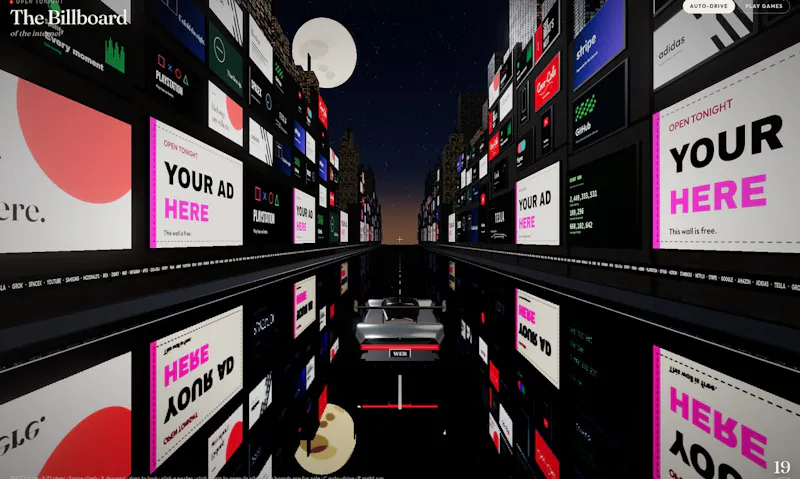 Billboard of the Internet screenshot 1