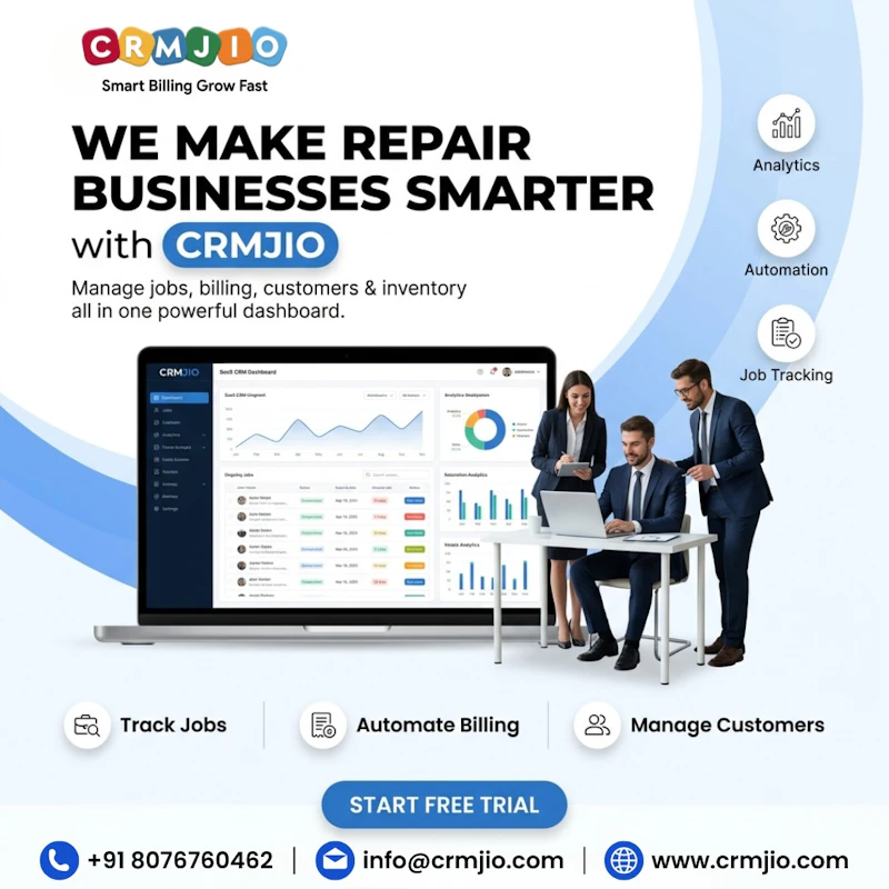 Repair Shop CRM Software with Billing screenshot 1