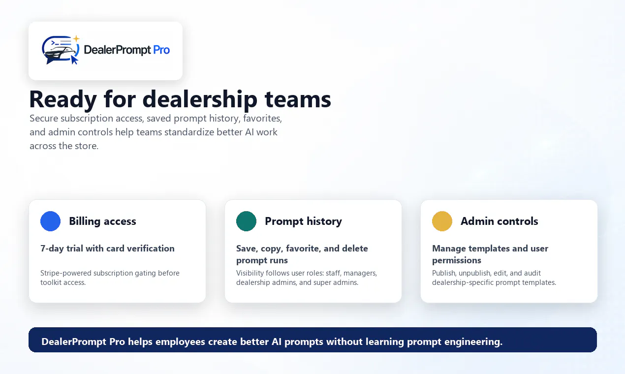DealerPrompt Pro 截图 3