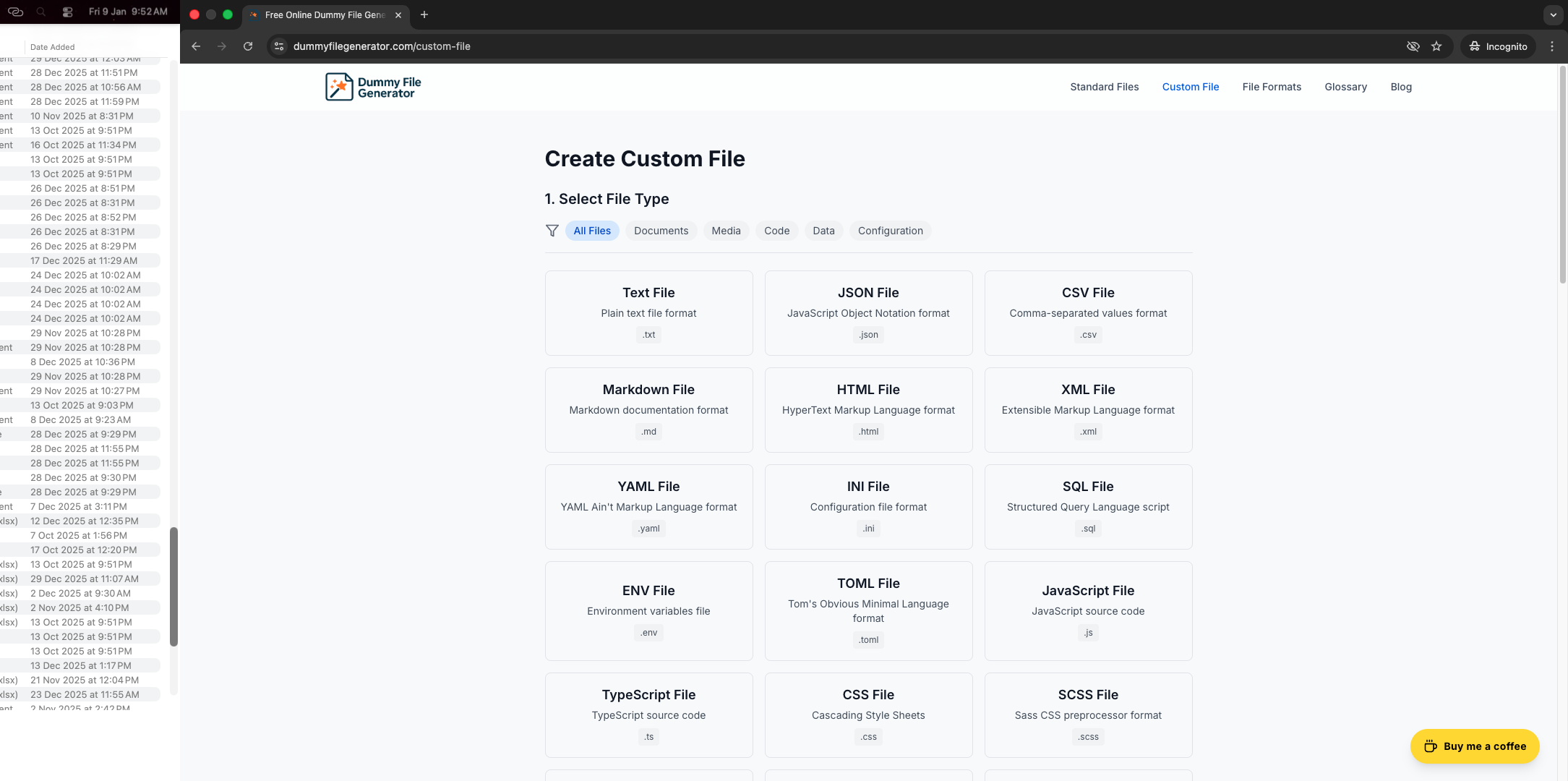 Dummy File Generator gallery image